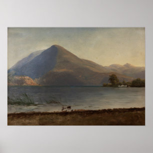 Poster Bierstadt - Sur L'Hudson