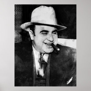 POSTER BIG AL CAPONE - INTERDICTION GANG BOSS