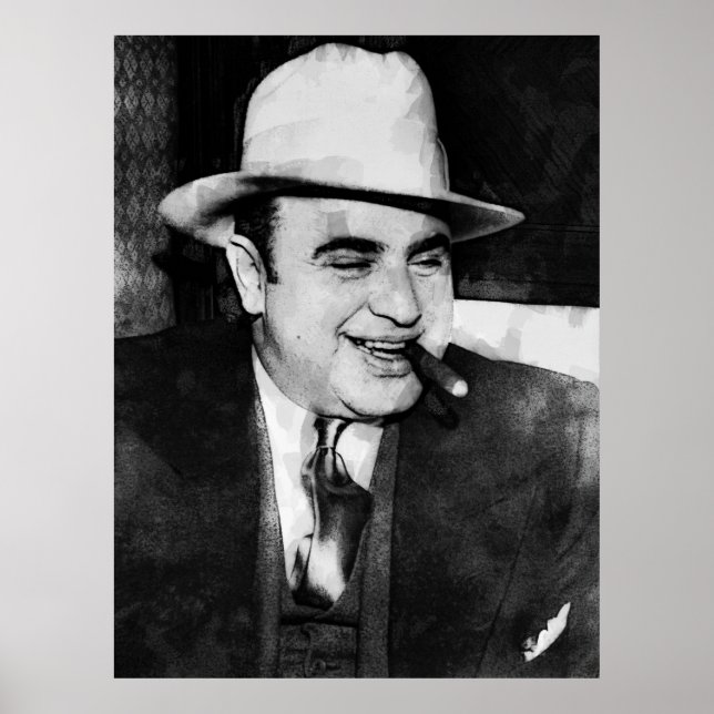 POSTER BIG AL CAPONE - INTERDICTION GANG BOSS (Devant)