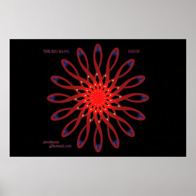 Poster Big Bang (impression) (Devant)
