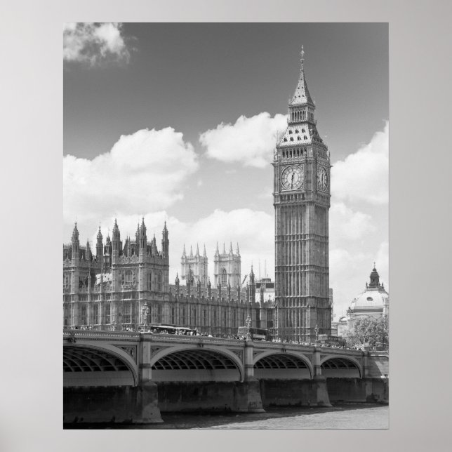 Poster Big Ben Clocktower (Devant)