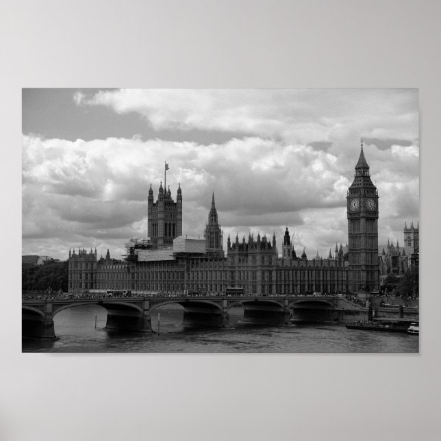 Poster Big Ben et le Parlement (Londres) (Devant)