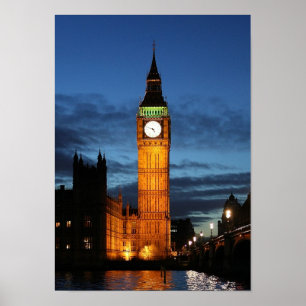 Poster Big Ben la nuit