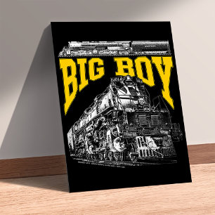 Poster Big Boy 4014 Union Pacific Classe 4000. Loco à vap