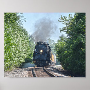 Poster Big Boy No. 4014 Steam Locomotive