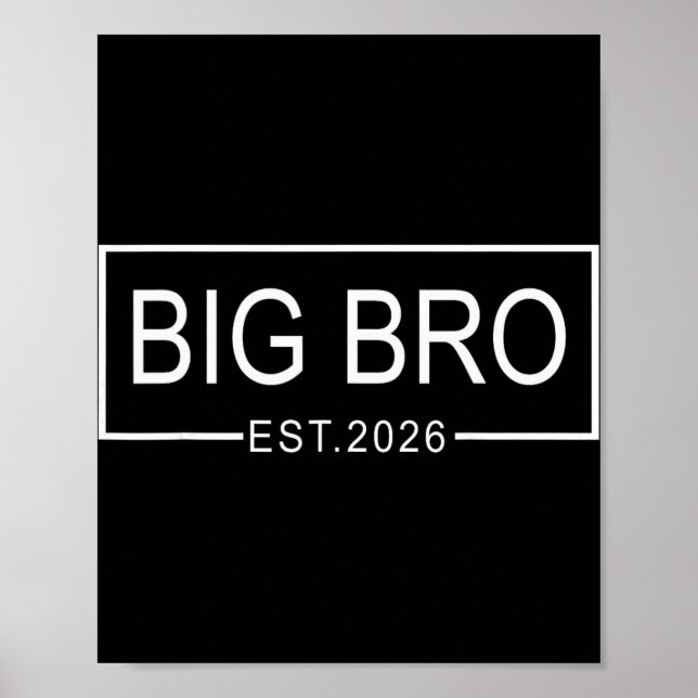 Poster Big Bro Est. 2026 New Big Brother Pregnancy Announ (Devant)