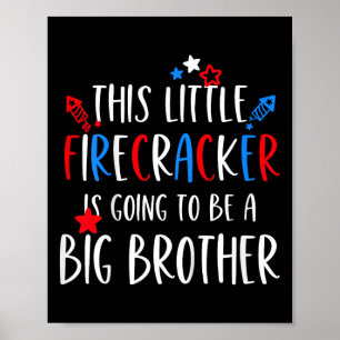 Poster Big Brother 4 juillet Toddler Boy Independence D