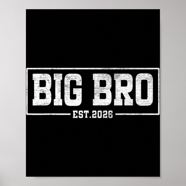 Poster Big Brother Est. 2026 - Bro 2026 Loading New Big B (Devant)