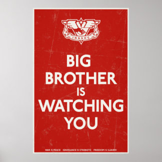 Poster Big Brother vous regarde imprimer