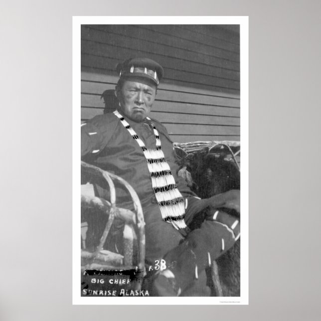 Poster Big Chief Sunrise Alaska 1916 (Devant)