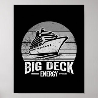 Poster Big Deck Energy Cruise Ship Design