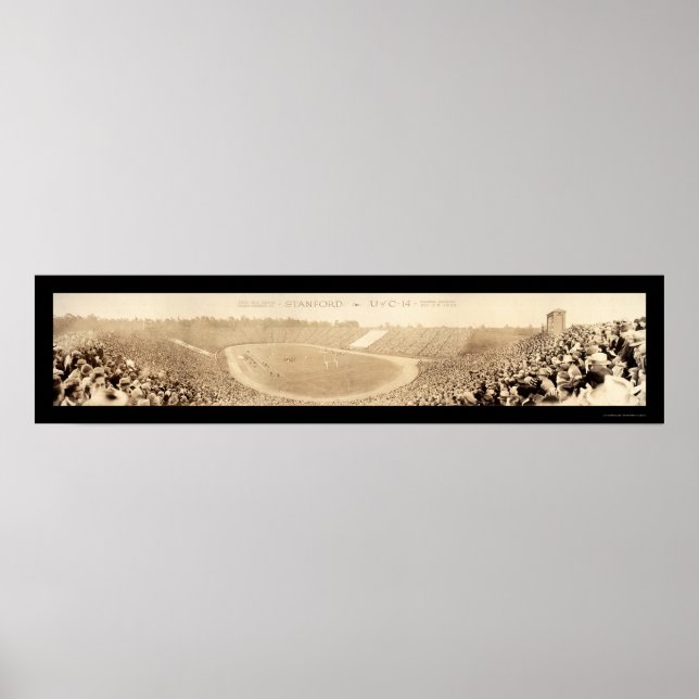 Poster Big Game Stanford Cal Photo 1925 (Devant)