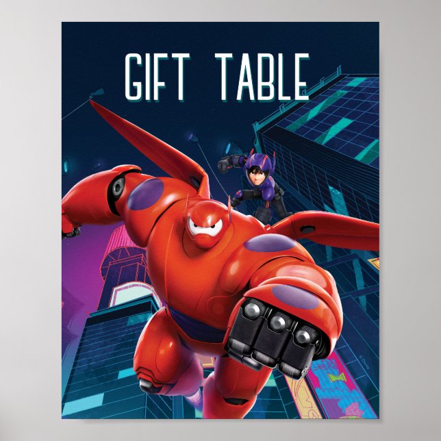 Poster Big Hero 6 Baymax Anniversaire (Devant)
