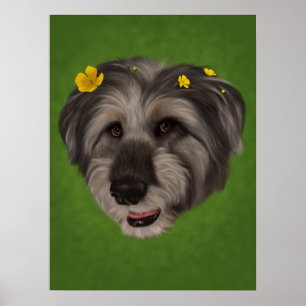 Poster Big Lady Portrait