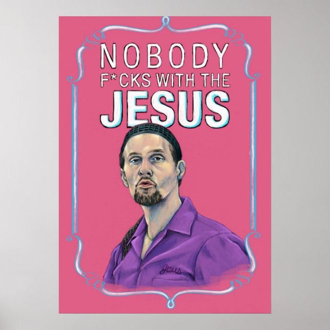 Poster BIG LEBOWSKIJesus Quintana Personne ne se fâche av (Devant)