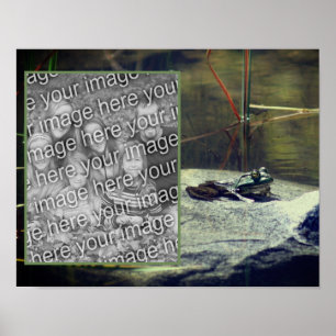 Poster Big Old Bullfrog Pond Ajouter Votre Photo