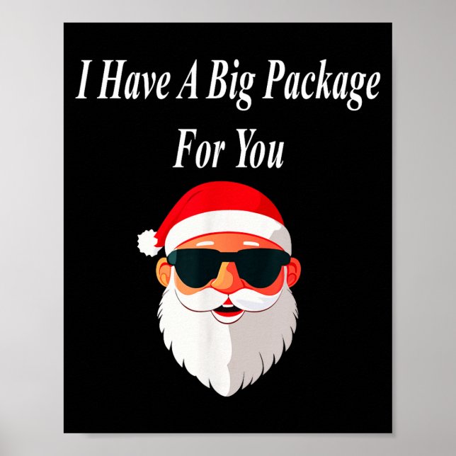 Poster Big Package Christmas Funny Naughty Dirty Raunchy  (Devant)