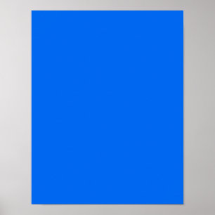 POSTER BIG RICH BRIGHT DEEP BLUE BACKGROUND