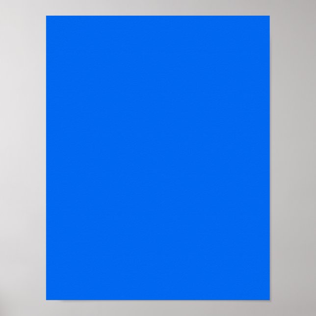 POSTER BIG RICH BRIGHT DEEP BLUE BACKGROUND (Devant)