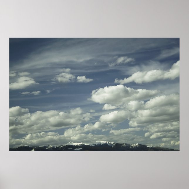 Poster Big Sky, Butte, Montana Print (Devant)