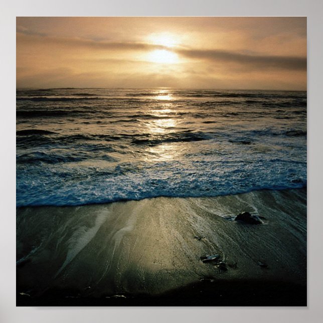 Poster Big Sur Sunset (Devant)