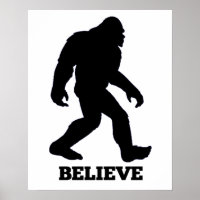 Bigfoot CROYEVE Poster! Sasquatch