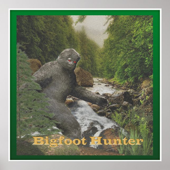 Poster Bigfoot Hunter (Devant)