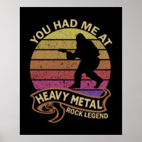 Bigfoot Vous M'Avez Eu À Lourde Medal Rock Legend