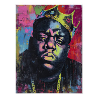 Poster Biggie – L'icône du rap de Brooklyn