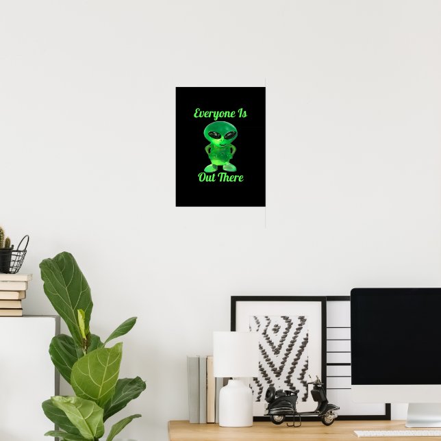 Poster Bijou Alien (Bureau à domicile)