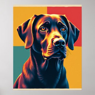 Poster Bijoux en terre Pop Art Labrador Capture d'écran