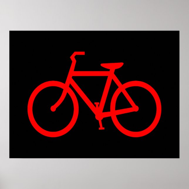 Poster Bike rouge (Devant)