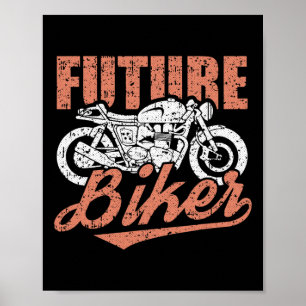 Poster Biker Clic Moto Cool Motorbike Rider
