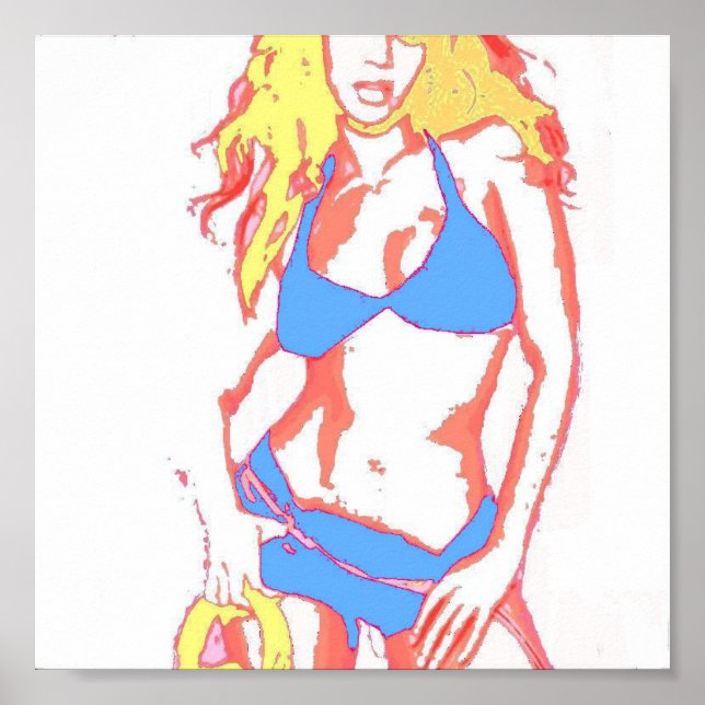 Poster Bikini Girl (Devant)