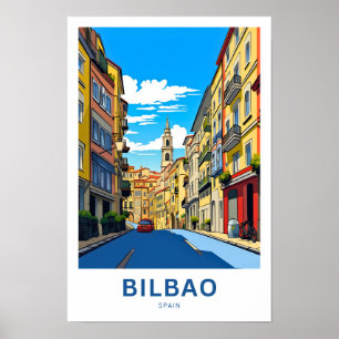 Poster Bilbao Espagne Imprimer Voyage