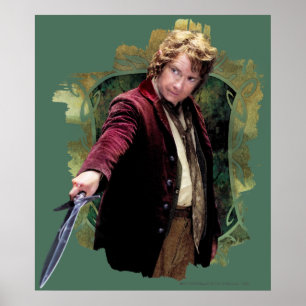 Poster BILBO BAGGINS™ avec épée