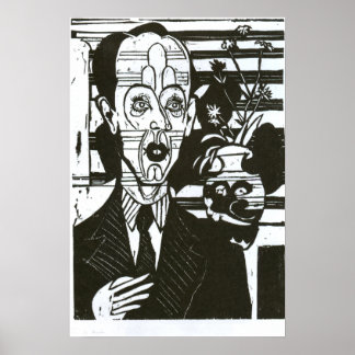 Poster Bildnis Dr Huggler