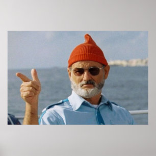 Poster Bill Murray Vie aquatique