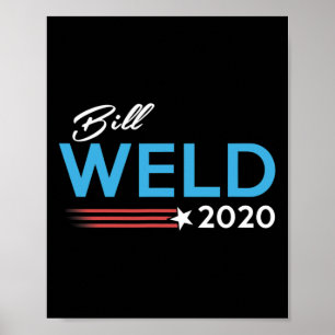 Poster Bill Weld pour la présidence vaincre Trump