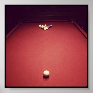 Poster billard
