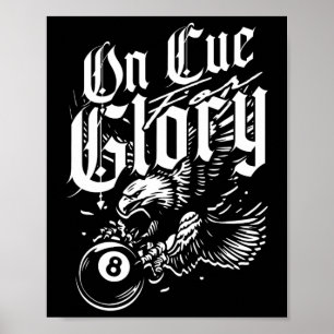 Poster Billard à 8 billes sur Cue Glory