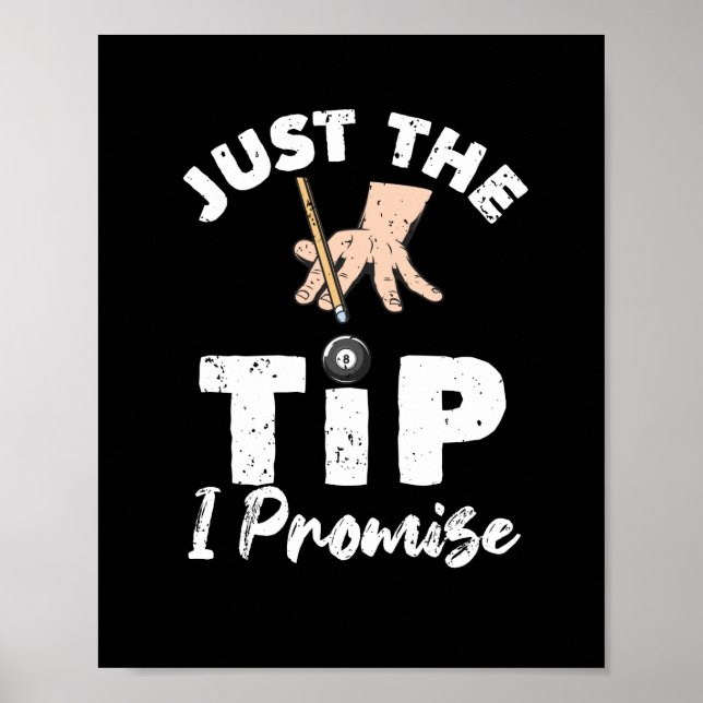 Poster Billard amusant snooker 8 balle 9 balle (Devant)