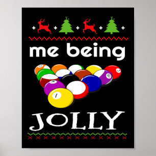 Poster Billiard 8 Ball Pool Joueur Sarcasm Humour de nouv