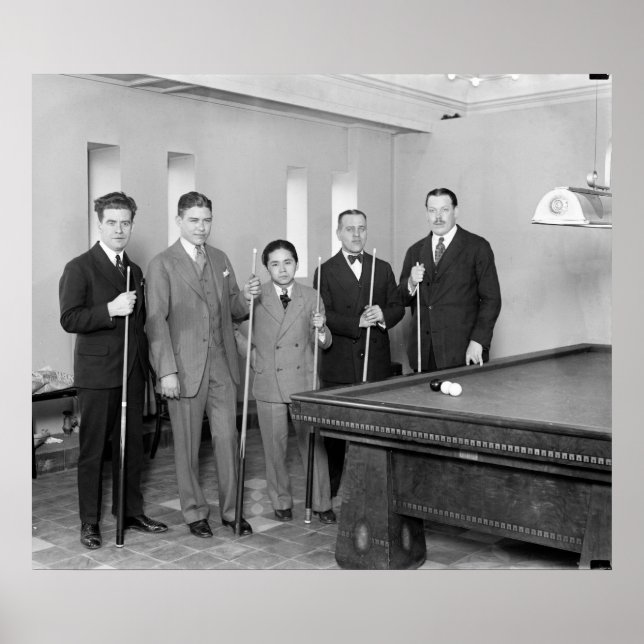 Poster Billiards : 1927 (Devant)