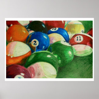 Poster Billiards Time Robert Hodgson