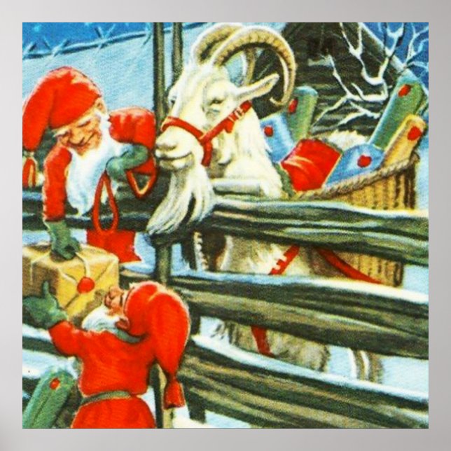Poster "Billy Goat Helper" de Jenny Nystrom (Devant)