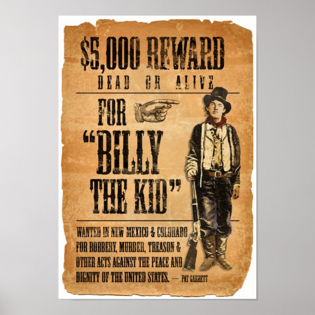 Poster Billy l'enfant (Devant)