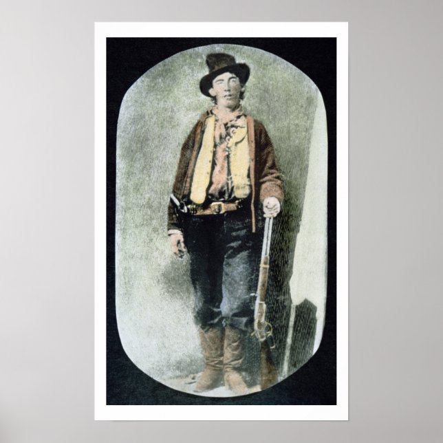 Poster Billy the Kid (Devant)