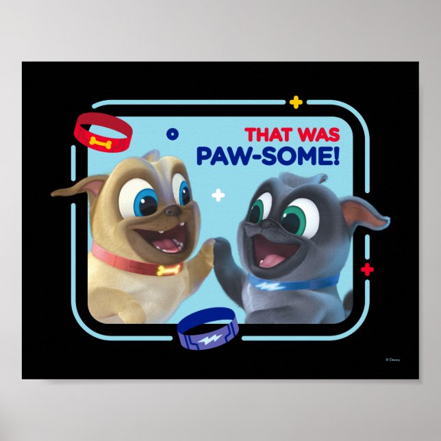 Poster Bingo et Rolly | C'était Paw-some (Devant)