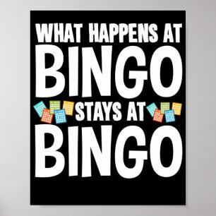 Poster Bingo Funny Lucky